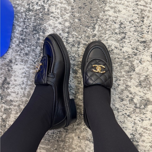 Chanel Turnlock Loafers - Picture 2 of 4